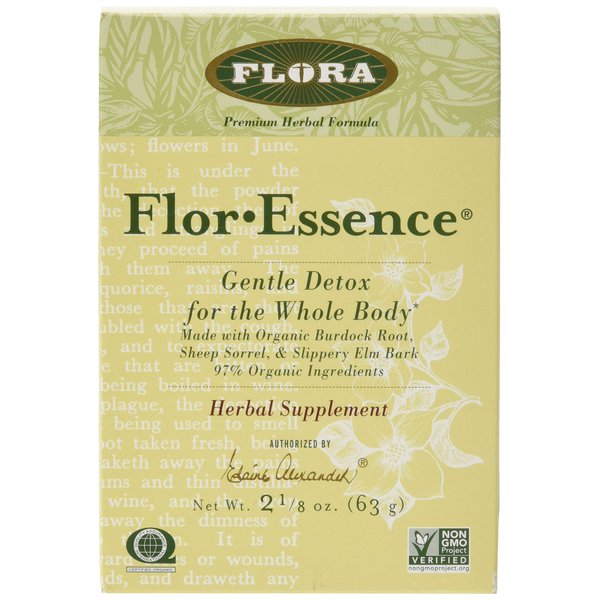 FLORA - FlorEssence Dry Tea Blend, Gentle Detox & Cleanse, 2.2 Oz