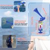 Handheld Air Horn, Super Loud Noisemakers Bear Horn Self Defense Reusable Air Pump Horns Sports and Marine Signal Safety Alarm Horn for Boating, Sports Events, Graduation, Birthday Parties