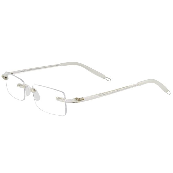 Visualites 8 Crystal 2.25 Power Lightweight Rimless Readers For Men and Women