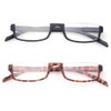 Kerecsen Reading glasses 2 Pair Half Moon Half Frame Readers Spring Hinge Men and Women Glasses (2 Pack Mix Color, 3.00)