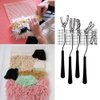 Neefoir Blank Rug Hooking Mesh Canvas Latch Hook Rug Making Carpet Tapestry DIY Kit Tool for Embroidery Crafts Decoration (29X20 inch)