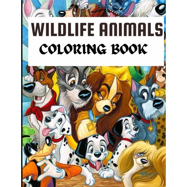 WILDLIFE ANIMALS COLORING BOOKS: Teens And Adult Relaxation Color Book