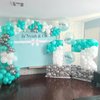 PartyWoo Teal Balloons, 100 pcs 10 Inch Teal Blue Balloons, Turquoise Balloons for Balloon Garland or Balloon Arch as Birthday Party Decorations, Wedding Decorations, Baby Shower Decorations, Teal-Y69