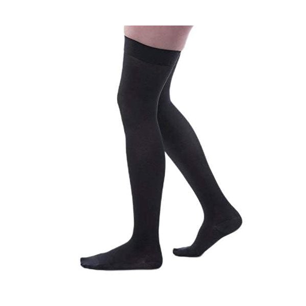 Allegro 15-20 mmHg Soft 260 Microfiber Thigh High Compression Hose, Comfortable Support Garments