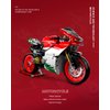 dOvOb Motorcycle V4 Model Building Blocks Set, 803 Pieces Bricks, Build a Stylish Motorbike Display Model, Collectible Building Kit for Kids or Adults
