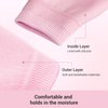 Melodysusie Moisturizing Gloves Fingerless Gloves for Women Moisture Gloves Soft Moisturizing Gloves Overnight for Dry Rough and Cracked Hands, Size S (L*W: 6.7in*3.8in)