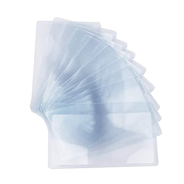Credit Card Sized Magnifying Lenses Pack of 12