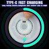 LED Flying Disc with Millions of Colors, Smart Light Up Modes, Rechargeable, Waterproof Glow in The Dark Outdoor Games Cool Toys for Adult and Family Boys Teens Kids Beach Camping Lawn Yard Games