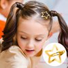 OIIKI 12PCS Gold Star Hair Cips, Women Metal Star Hair Barrettes, 1.18in Non Slip Hair Snap Clips, Golden Star Hair Accessories for Women, Girls, 2000s