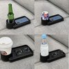 Sofa Anti-Spill Drink Holder Tray, Couch Seat Cushion Cup Beverage Holder for Cups, Bottles, Cans