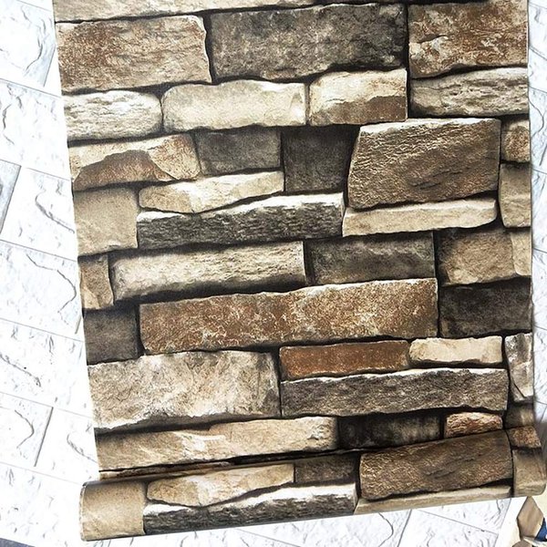 MelunMer 32.8ft Rock Wallpaper Stone Wallpaper Peel and Stick Wallpaper Rock Wallpaper Stick and Peel Self Adhesive Wallpaper Stone Removable Wallpaper Rock Papel Tapiz Vinyl Wallpaper Stone Paper