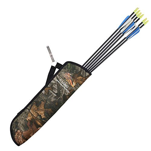 EOUS Archery Arrow Holder Side Hip Arrow Quiver Waist Quivers Bag Clip on Quiver for Arrows, CAMO