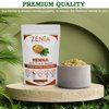 Zenia 100% Pure & Natural Henna Powder (Lawsonia Inermis) | 100 grams (3.5 oz) | Orange-Red Hair Color | Triple Sifted | Fresh from Rajasthan | No Chemicals, No Additives