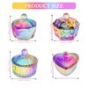 4 Pack Nails Tips Art Dappen Dish with Lid Monomer Acrylic Nail Liquid Glass Crystal Cup Tools for Professional Use and Home Use