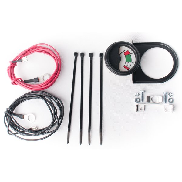 Stone River - 48v Golf Cart Battery Meter KIT - Golf Cart Voltage Meter - with 48v Battery Meter, Wire Set and Mounting Hardware - Ideal for Golf Cart Meter, EZ-GO Volt Meter, Forklift -Made in USA.