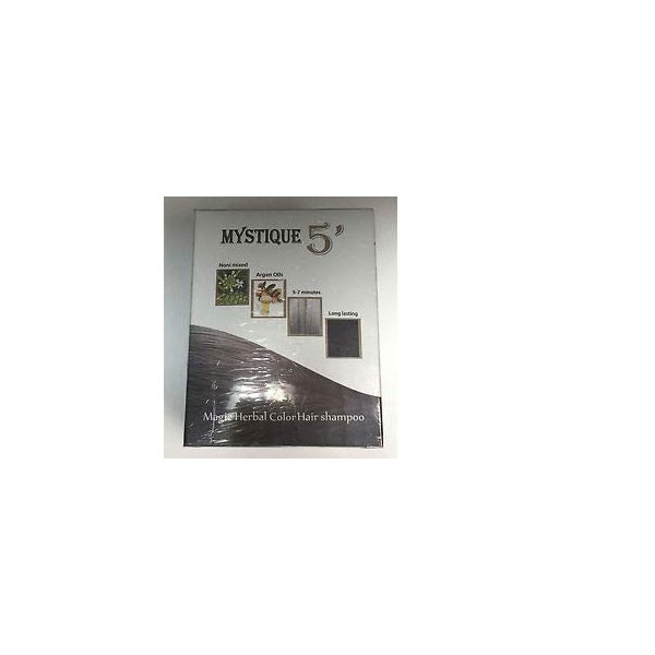 Mystique 5 Magic hair shampoo (Dark Brown)