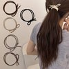 5 Pcs Fashion Women's Knotting Rubber Bands Reusable Hair Bands High Elasticity Seamless Hair Bands do Not Hurt Hair Suitable for Girls to Tie Their Hair in Daily Life(QK)