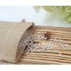 handrong 100pcs Burlap Gift Bag Burlap Bags with Drawstring Jewelry Pouch Jute Hessian Sack Packing Storage Linen bags for Wedding Party Birthday Holiday Treat DIY Art Craft Christmas Favor
