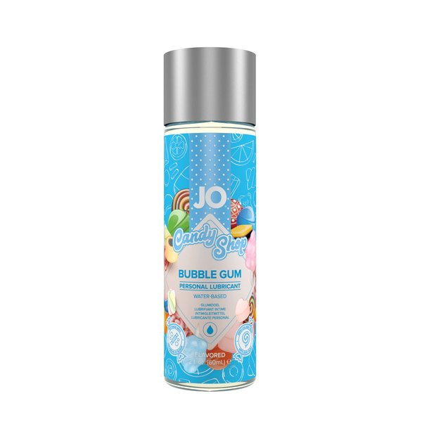 Jo Candy Shop Water Based Flavored Lubricant Bubble Gum 2 Ounce