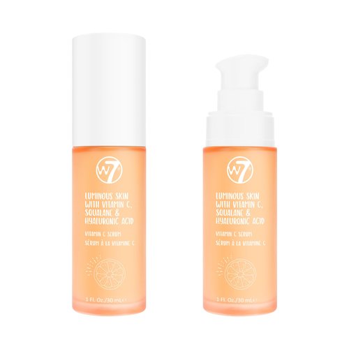 W7 Luminous Skin Vitamin C Serum - Soft Hydrating Cream With Hyaluronic Acid