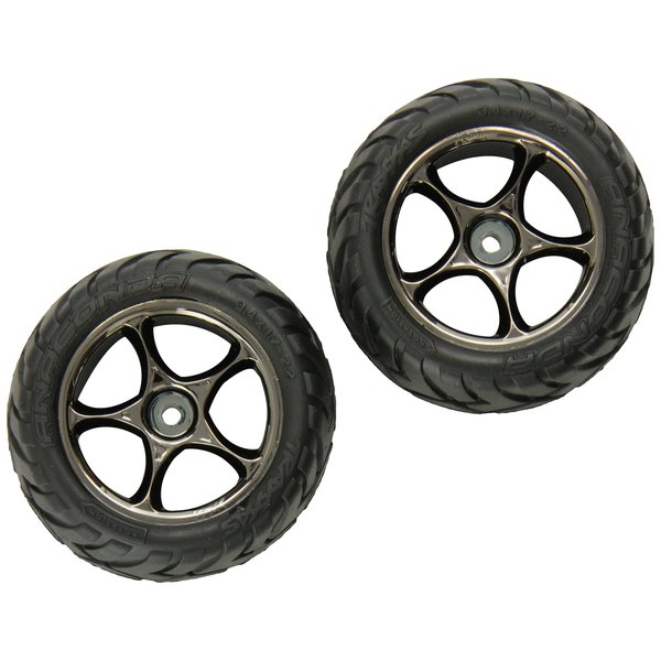 Traxxas 2478A Tires and Wheels, Bandit Rear, 2-Piece, 28-Pack