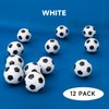 GSE Foosball Table Replacement Balls, 36mm Tabletop Soccer Football Balls for Foosball Table Accessories (White-12 Pack)