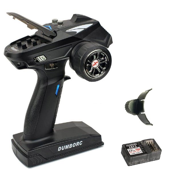 DUMBORC X6 6 Channel Rc Radio Transmitter and Receiver X6FG Built-in Gyro Mixed Mode Out of Control Protection RC Remote Controller for Remote Car/Boat/Tank