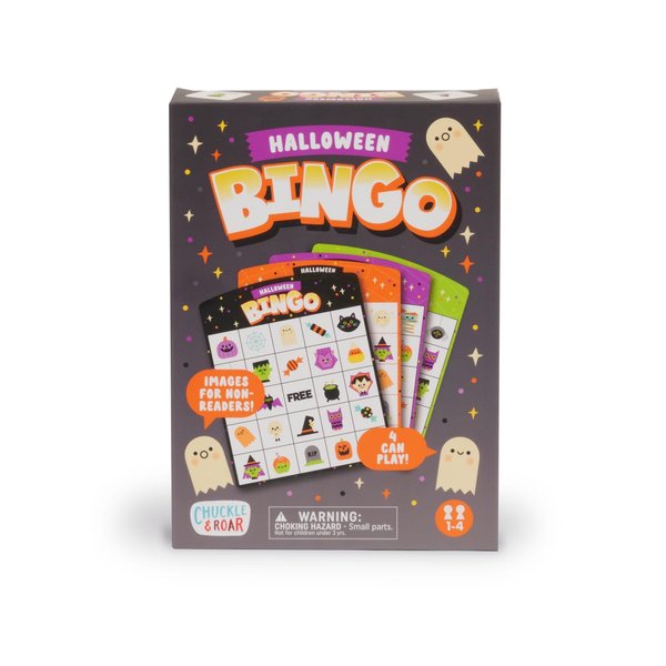 Chuckle & Roar - Halloween Bingo - Family Game Night Fun - Spooky Themed Classic Game - Great for Preschool Learning - Ages 3 and Up