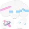 64 Pcs Adhesive Patches G6 Patch Transparent Waterproof Shower Patches Clear Sensor Covers Patches Compatible with G6 Overpatch Sticker Long Lasting Sweatproof Continuous Glucose Monitor Protection