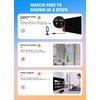 WUMINGLU TV Antenna for Smart TV Indoor 2024 Newest Clear 4K Digital Antenna HD TV Up to 380 Miles Long Range Local Channels Indoor Outdoor Amplifier Signal Booster Cable Easy Setup