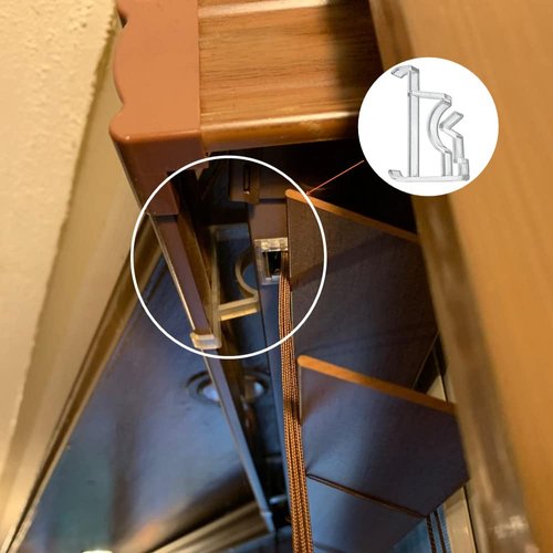 Valance Clips 10pcs 2inch Clear Plastic Hidden Retainer Holder for Window Blind Valance,Horizontal Faux & Wood Blinds Parts