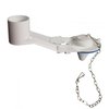 LASCO 04-1541 Coast Style Counter Balance Toilet Flapper with Stainless Steel Chain, White