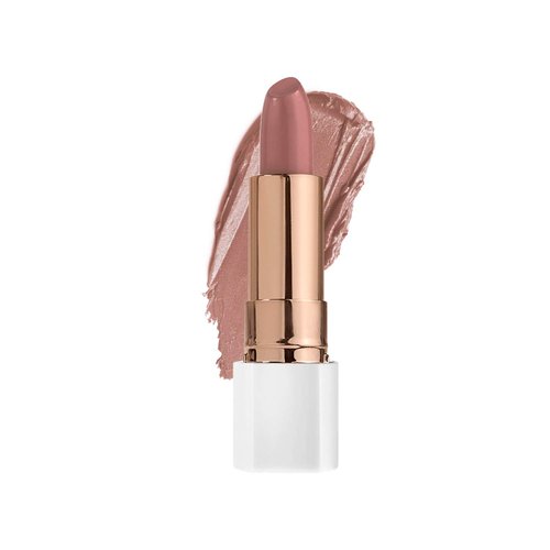 FLOWER BEAUTY Petal Pout Lipstick - Cruelty Free - Nourishing & Highly Pigmented Lip Color with Antioxidants (Spiced Petal - Cream) (Pack of 1)