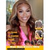 Sunber Bye Bye Knots Glueless Wig Body Wave 7x5 Lace Front Wigs Invisible Knots Lace Front Wigs Human Hair Honey Blonde Highlight Pre Everything Wig Pre Plucked Pre Cut Highlight Piano Blonde 20Inch