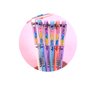ZIJING 15pcs Cartoon School Kids Kawaii Korean Mechanical Pencil with Lead Refill Jelly Eraser set