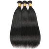AUTTO Brazilian Human Hair Bundles Straight Human Hair 3 Bundles 16 18 20inch Unprocessed Virgin Brazilian Straight Hair Extensions Human Hair Weave Bundles