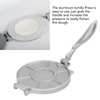 Tortilla Press, 7.7in Aluminum Alloy Rust Proof Leverage Principle Odorless Dough Press Heating Evenly Corrosion Proof Durable Easy to Clean Tortilla Maker for Homemade Flour, Tortillas