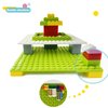 ekuzi Classic Building Bricks 399 Pieces High Bulk Building Blocks & 2 PCS of Base Plate, Building Blocks Box Set Compatible with Lego Classic