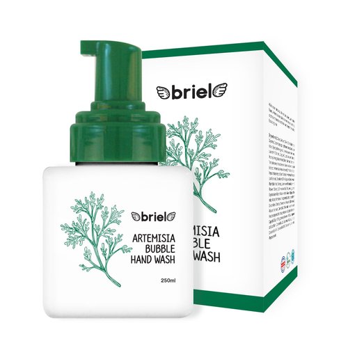 briel Artemisia bubble hand wash 250ml baby kids skincare, White