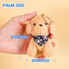 Niceup 24PCS Adopt Puppy Party Favors Bulk Mini Dog Paw Stuffed Animals Adoption Class Pet Puppy Toys Doll for Party Bag Christmas Valentine's Day Goodie Bag Stuffer Gift Fillers