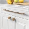 Amerdeco 10 Pack Champagne Bronze Knurled Cabinet Pulls 10 Inch Center to Center Champagne Gold Kitchen Cabinet Handles for Drawer Dresser, Cupboard and Wardrobe ZH0031