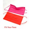 FriCARE 100Pcs Colorful 4 Ply Disposable Masks, Individually Wrapped Face Mask for Adults Women Men, Bright 10 Colors