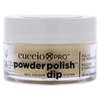 Cuccio Colour Powder Nail Polish - Lacquer For Manicure And Pedicure - Highly Pigmented Powder That Is Finely Milled - Durable Finish With A Flawless Rich Color - Metallic Lemon Gold - 0.5 Oz