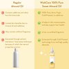 WishCare Pure Cold Pressed Sweet Almond Oil for Hair and Skin, 200ml