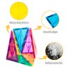 HAS Happiness and Surprise 10 pcs Triangle Shape Magnetic Tiles,Magnetic Tiles Building Blocks,3D Magnet Puzzles Toys
