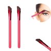 Monirsen 2Pcs Anjoize Eyebrow Brush, Anjoize 4D Laminated Eyebrow Home Grooming Kit, 4D Hair Stroke Brow Stamp Brush Ultra-thin Brow Pen, Three-dimensional Concealer Makeup Brush for Women
