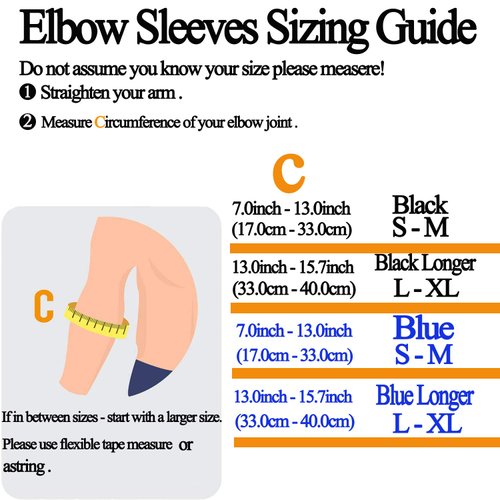 YAVOUN Elbow Support,Adjustable Tennis Elbow Support Brace, Great For Sprained Elbows, Tendonitis, Arthritis,basketball，Baseball,Golfer's Elbow Provides Support & Ease Pains XL (Black Longer)