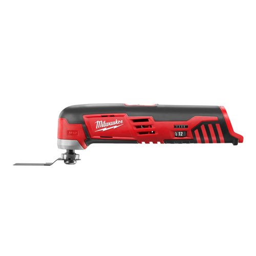 Milwaukee 2426-20 M12 12 Volt Redlithium Ion 20,000 OPM Variable Speed Cordless Multi Tool with Multi-Use Blade, Sanding Pad, and Multi-Grit Papers (Battery Not Included, Power Only)