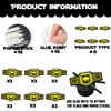 18pcs Gold Glitter Championship Ring Dessert Cupcake Topper Wrestling Belt Fitness Sports Theme Decor Supplies Men Boys Happy Birthday Anniversary Party Decorations