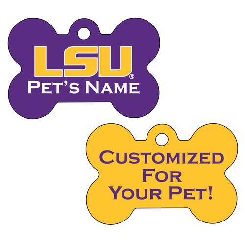 Tigers 2-Sided Pet Id Dog Tag | Officially Licensed | Personalized for Your Pet.